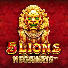 Slots logo of 5 Lions Megaways from Pragmatic Play at Betrepublic Casino