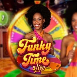 Official Live Casino logo: Funky Time by Evolution at Betrepublic Casino